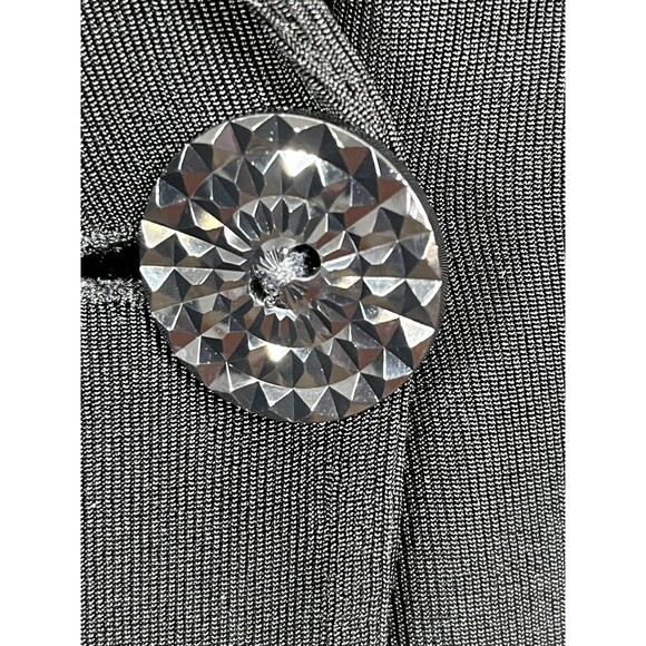 Chicos Travelers Button Cardigan Blazer Long Sleeve blouse 1 Top M 6 8 - Picture 3 of 7